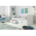 Bērnu gulta HERMES 80x200, balts